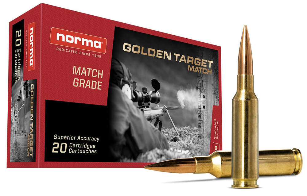 Ammunition Norma Ammunition ZPAP M85 NORMA GOLDEN TARGET 6.5CREED 143GR BTHP 20/1 • Model: ZPAP M85